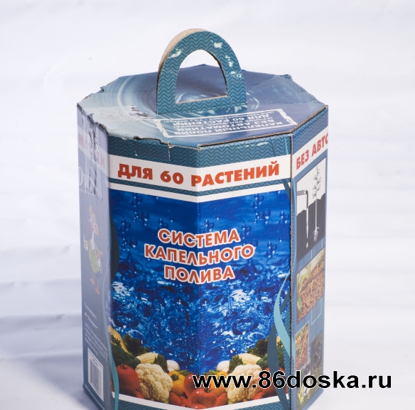 Капельный полив растений Aquadusya (Аквадуся)  60 готовый набор автополив для теплицы