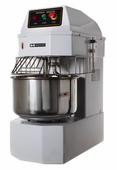 Тестомес спиральный Hurakan HKN-20SN.  Машина тестомесильная для крутого и дрожжевого теста для пекарни, кафе, столовой